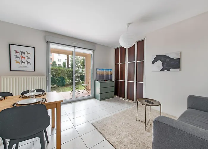 T2 Centre Avec Parking Gratuit Et Jardin Апартаменты